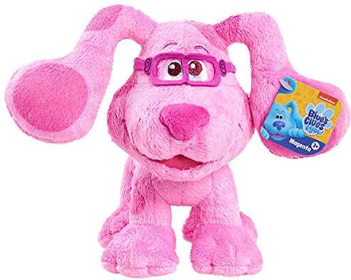 Giochi Preziosi Blue's Clues & You Magenta Peluche morbido e soffice tutto da coccolare, 20 cm, rivivi le puntate della serie tv, per bambini a partire dai 3 anni, , BLU00100