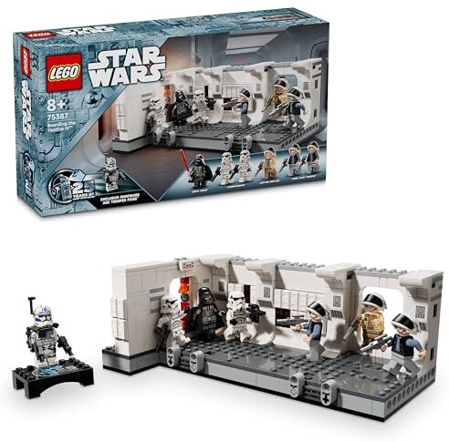 Lego Star Wars Imbarco sulla Tantive IV, Giochi per Bambini e Bambine da 8 Anni in su, Modellino da Costruire del Corridoio dell'Astronave Giocattolo con Darth Vader e Stormtrooper, Idea Regalo