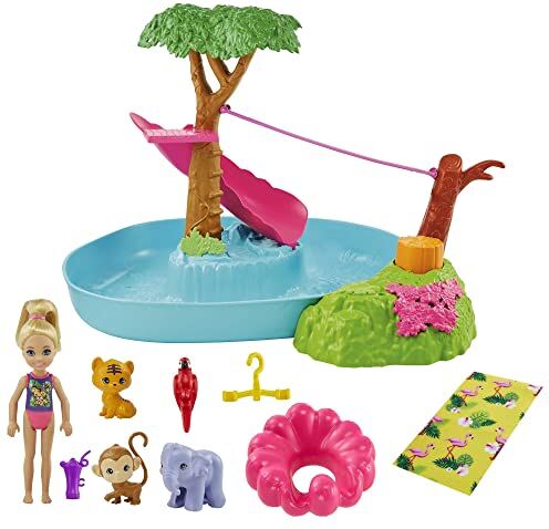 Barbie Dha Sp Chelsea Jungle River Playset,