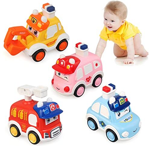 JoyPlus Auto Giocattoli, Macchinine per Bambini 1 2 3 Anni, Camion, Giochi Veicoli Regalo per Ragazzo