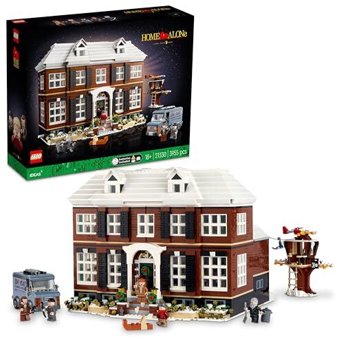 Lego Ideas Mamma, ho perso l'aereo! Set per adulti, Model House Kevin McCallister da costruire con 5 personaggi