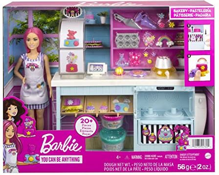 MY GARDEN BABY La Nuova Pasticceria di Barbie® Playset con Bambola e Accessori