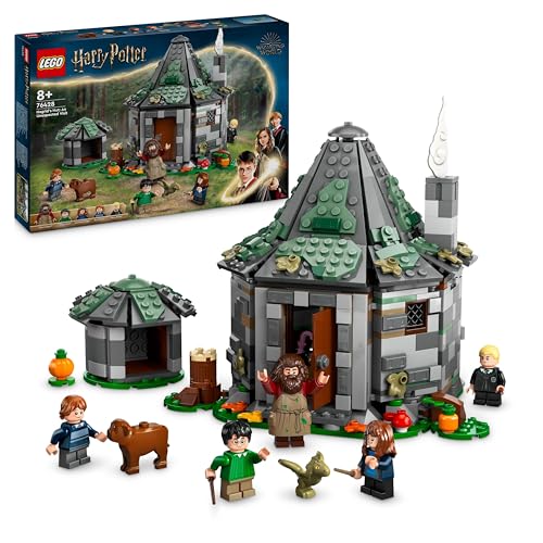 Lego Harry Potter La Capanna di Hagrid: una Visita Inattesa, Giochi per Bambini e Bambine da 8 Anni in su, Casa Giocattolo da Costruire con 7 Personaggi, Idea Regalo dal Wizarding World