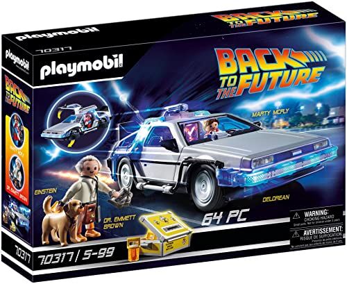 Playmobil Back To The Future  Delorean Con Effetti Luminosi, Per Bambini Dai 6 Anni