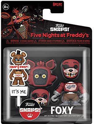 Funko Five Nights At Freddy's (FNAF) Snap: Foxy Figura in Vinile da Collezione Idea Regalo Merchandising Ufficiale Giocattoli, Ragazze, Bambini e Adulti