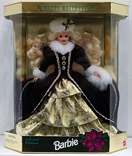 Mattel Happy Holidays Barbie Christmas 1996 by