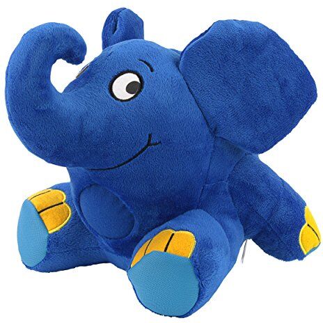 Ansmann Peluche a forma di un Elefante Luce Notturna a LED Aiuto per Addormentarsi per Bambini Luce d' Atmosfera Luce da orientamento, plastica, plüschtier elefant