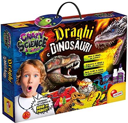 Liscianigiochi Lisciani Giochi Crazy Science Draghi e Dinosauri, Colore,