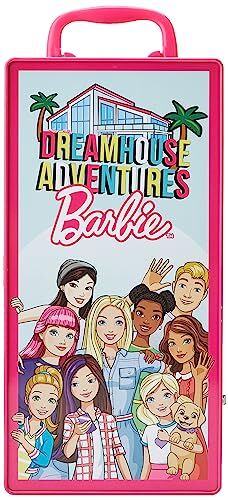 Klein Valigia Guardaroba Barbie, con Barre Appendiabiti e scaffali, Accessori Inclusi, Multicolore Giocattoli per Bambini dai 3 Anni in su