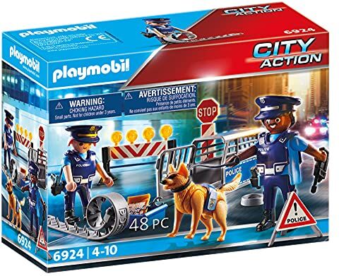 Playmobil City Action , Posto di Blocco della Polizia, dai 5 Anni