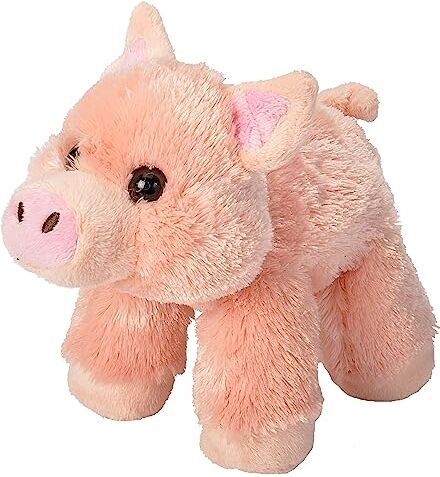 Wild Republic Maiale Peluche, Rosa,