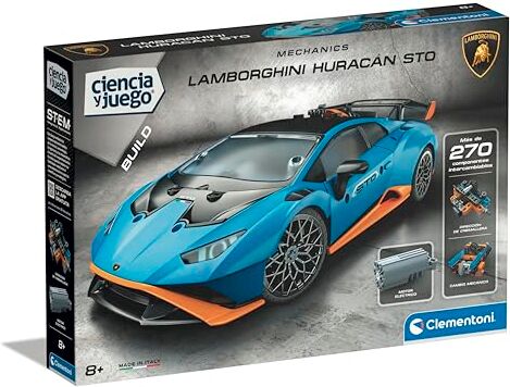 Clementoni Lamborghini Huracan Scienza e Set costruisce Questo incredibile auto con motore elettrico, Multicolore ()