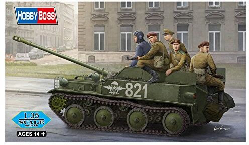 Hobbyboss 83006 in Russo Asu-57 Airborne Tank Destroyer Kit di plastica Modello in Scala 1:35