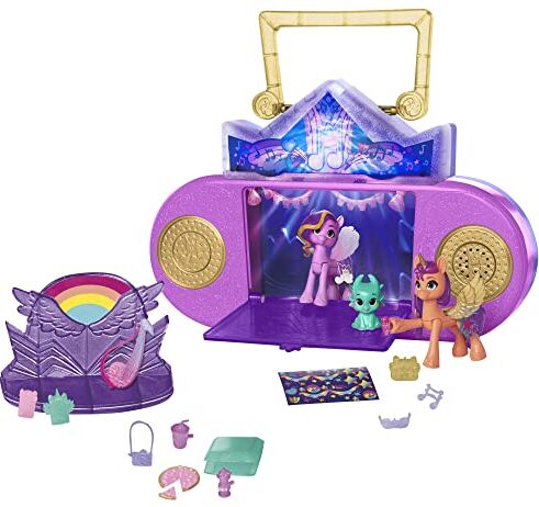 Hasbro My Little Pony: Lascia Il Tuo Segno Musical Melody, playset con luci e Suoni, 3 Personaggi, per Bambini dai 5 Anni in su, Multi,