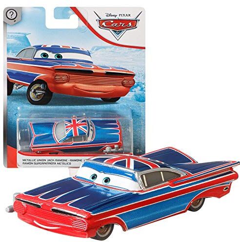 Mattel Selezione Veicoli   Modelli   Disney Cars 3   Die-Cast 1:55, Cars 2017:Ramone Metallic Union Jack