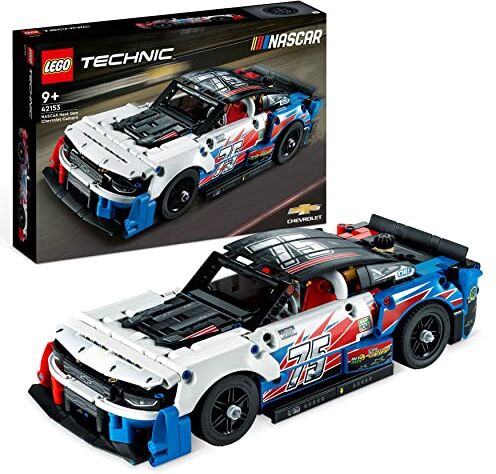 Lego Technic NASCAR Next Gen Chevrolet Camaro ZL1, Modellino di Auto da Costruire, Kit Supercar da Corsa, Macchina Giocattolo da Collezione, Giochi per Bambini e Bambine da 9 Anni