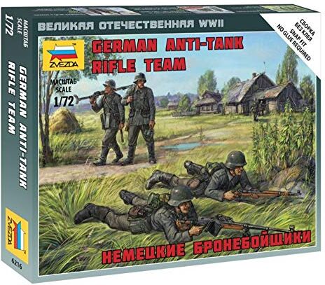 Zvezda 6216 Modello da Montare German Anti Tank Rifle Team Scala 1/72