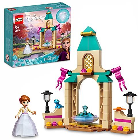 Lego Disney Il Cortile del Castello di Anna, Giocattolo con Principessa Frozen 2, Collezione Abito Diamante