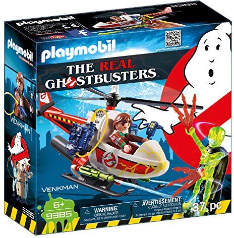 Playmobil Ghostbusters  Venkman con elicottero e cannone ad acqua, Dai 6 anni