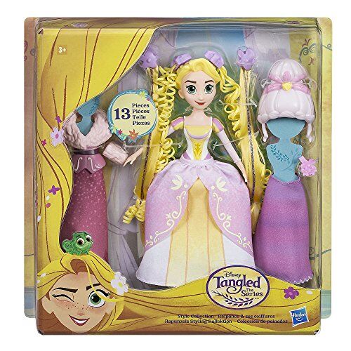 Hasbro Disney Enredados Bambola Rapunzel Pack Collezione di acconciature C1751EU4, Colore/Modello Assortito