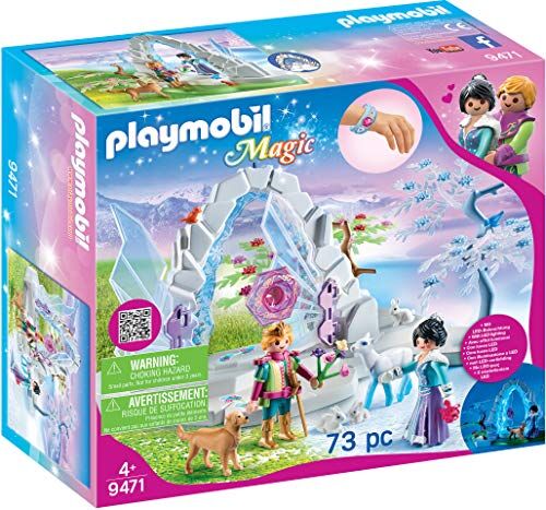 Playmobil Magic , Portale dei Ghiacci con effetti luminosi e bracciale magico, Dai 4 anni