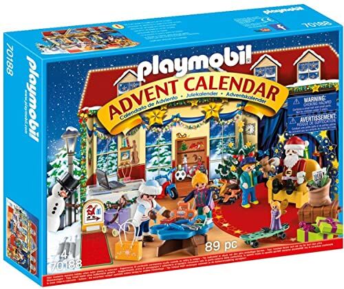 Playmobil Calendario dell'Avvento "Il negozio dei giocattoli di Natale", Dai 4 anni