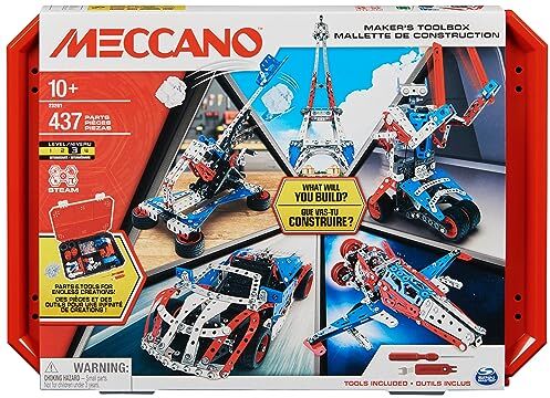 MECCANO - Maker’s Core Toolbox FR, Multicolore,