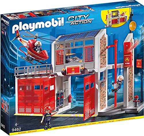 Playmobil City Action  Grande Centrale dei Vigili del Fuoco, Dai 5 anni