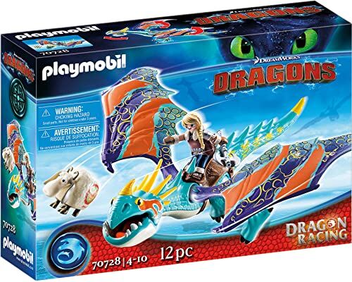 Playmobil DreamWorks Dragons , Dragon Racing, Astrid e Tempestosa, dai 4 Anni