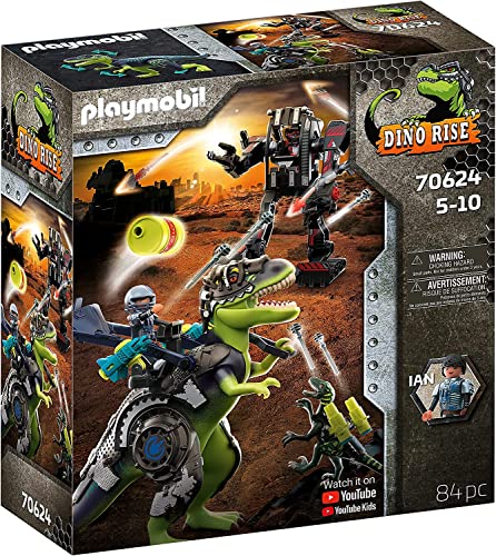 Playmobil Dino Rise , T-Rex, Battaglia dei Giganti, dai 5 Anni