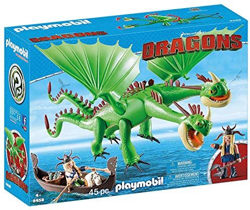 Playmobil DreamWorks Dragons , Testabruta e Testaditufo con Vomito e Rutto