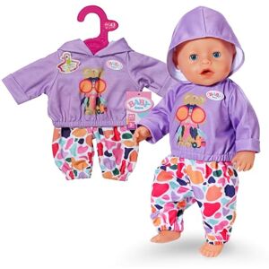 BABY born Hoodie-Outfit con pantaloni e top Accessori di alta qualità per bambole Abbigliamento adatto per bambole di 43 cm BABY born Hoodie-Outfit con pantaloni e top Accessori di alta qualità per bambole Abbigliamento adatto per bambole di 43 cm
