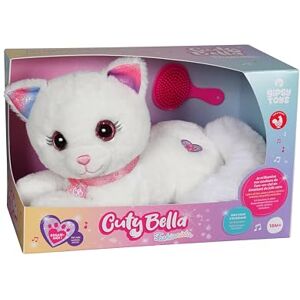 Gipsy Toys – Cuty Bella Fashionista – Peluche Interactive Cat Cuty Bella Fashionista – Morbido che si illumina al ritmo di graziose melodie – 30 cm – Bianco Rosa Gipsy Toys – Cuty Bella Fashionista – Peluche Interactive Cat Cuty Bella Fashionista – Morbido che si illumina al ritmo di graziose melodie – 30 cm – Bianco Rosa