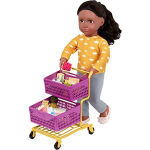 Our Generation Carrello del Mercato Playset di drogheria Cibo Giocattolo Accessori per Bambole da 46 cm Gioco di finzione Bambini 3 Anni + Our Generation Carrello del Mercato Playset di drogheria Cibo Giocattolo Accessori per Bambole da 46 cm Gioco di finzione Bambini 3 Anni +