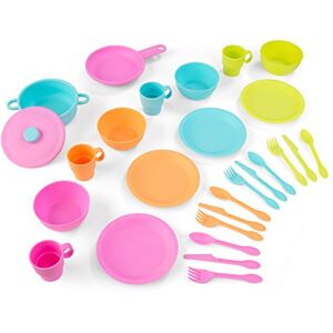 KidKraft Set di Pentole e Padelle al Neon da 27 Pezzi, Set da Cucina Giocattolo, Servizio da Tavola, Utensili e Accessori per Bambini, KidKraft Set di Pentole e Padelle al Neon da 27 Pezzi, Set da Cucina Giocattolo, Servizio da Tavola, Utensili e Accessori per Bambini,