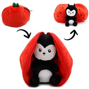 FLIPETZ Les Déglingos Doudou Comet la Coccinnelle/Pomodoro – Coccinella copricopricopricopricopricopricopriviso reversibile – Peluche morbido per neonati – Idee regalo per la nascita FLIPETZ Les Déglingos Doudou Comet la Coccinnelle/Pomodoro – Coccinella copricopricopricopricopricopricopriviso reversibile – Peluche morbido per neonati – Idee regalo per la nascita