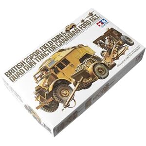 Tamiya - British 25LB Gun Veicolo Modellino in Scala, Colore Mimetico, Small, 35044 Tamiya - British 25LB Gun Veicolo Modellino in Scala, Colore Mimetico, Small, 35044