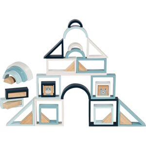 Goki – Blocchi di Costruzione Lifestyle, Azur – Il Classico tra i Giocattoli in Legno – Giocattolo motorio – in Scatola di Legno di Alta qualità Goki – Blocchi di Costruzione Lifestyle, Azur – Il Classico tra i Giocattoli in Legno – Giocattolo motorio – in Scatola di Legno di Alta qualità