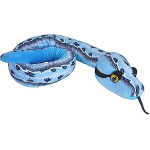 WILD REPUBLIC Plush Snake Slipstream Blu, Serpente di Peluche, Regalo per Bambini, Peluche per Bambini, Imbottitura Realizzata Partendo da Bottiglie Riciclate WILD REPUBLIC Plush Snake Slipstream Blu, Serpente di Peluche, Regalo per Bambini, Peluche per Bambini, Imbottitura Realizzata Partendo da Bottiglie Riciclate