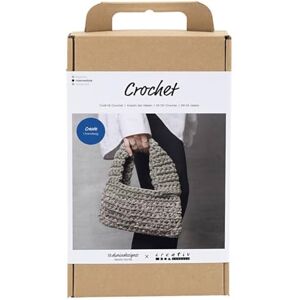 Creativ Kit artigianale all'uncinetto, verde oliva, borsa grossa, 1 confezione Creativ Kit artigianale all'uncinetto, verde oliva, borsa grossa, 1 confezione