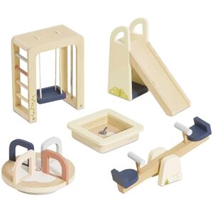 Le Toy Van Casa delle bambole in legno mobili da gioco all'aperto Ragazze e ragazzi 5 pezzi Outdoor Play Set Adatto per bambini dai 3 anni in su Le Toy Van Casa delle bambole in legno mobili da gioco all'aperto Ragazze e ragazzi 5 pezzi Outdoor Play Set Adatto per bambini dai 3 anni in su