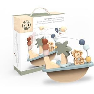 Speedy Monkey Labirinto di Perline a Dondolo, in Legno Morbido, colorato, con 7 Perline per destrezza e coordinazione, Vernice atossica, Ideale per Bambini da 1 a 3 Anni, Giocattolo educativo Speedy Monkey Labirinto di Perline a Dondolo, in Legno Morbido, colorato, con 7 Perline per destrezza e coordinazione, Vernice atossica, Ideale per Bambini da 1 a 3 Anni, Giocattolo educativo