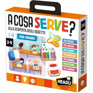Headu A Cosa Serve Alla Scoperta degli Oggetti, Gioco Educativo Bambini 2-5 anni, Made in Italy Headu A Cosa Serve Alla Scoperta degli Oggetti, Gioco Educativo Bambini 2-5 anni, Made in Italy
