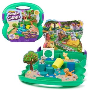 Kinetic Sand , Parco Giochi dei Cuccioli, 680 g di Sabbia, 3 Accessori Multiuso a Forma di Cagnolino, 2 Attrezzi per la Sabbia, Comoda Valigetta, Giocattoli per Bambini e Bambine, 3+ Anni Kinetic Sand , Parco Giochi dei Cuccioli, 680 g di Sabbia, 3 Accessori Multiuso a Forma di Cagnolino, 2 Attrezzi per la Sabbia, Comoda Valigetta, Giocattoli per Bambini e Bambine, 3+ Anni