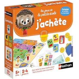 Nathan La Piccola Scuola Compro gioco mercantile imparare a contare, sommare e sottrarre gioco educativo per bambini dai 5 anni in su, arancione Nathan La Piccola Scuola Compro gioco mercantile imparare a contare, sommare e sottrarre gioco educativo per bambini dai 5 anni in su, arancione