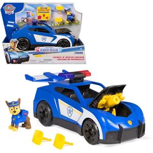 Paw Patrol : Search & Rescue, Auto della Polizia di Chase con Personaggio e 2 Proiettili, Luci, Suoni e Lanciatore Nascosto, Giocattoli per Bambini e Bambine, 3+ Anni Paw Patrol : Search & Rescue, Auto della Polizia di Chase con Personaggio e 2 Proiettili, Luci, Suoni e Lanciatore Nascosto, Giocattoli per Bambini e Bambine, 3+ Anni