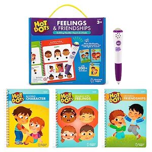Educational Insights Learning Resources Eserciziari per l’Apprendimento Socio-emotivo Hot Dots Sentimenti e Amicizia, 3 Anni in avanti, Riscontro immediato, più di 200 attività per l'apprendimento Sociale ed emotivo Educational Insights Learning Resources Eserciziari per l’Apprendimento Socio-emotivo Hot Dots Sentimenti e Amicizia, 3 Anni in avanti, Riscontro immediato, più di 200 attività per l'apprendimento Sociale ed emotivo