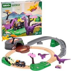 Brio World Set avventura con dinosauri 36094 set di trenini per bambini dai 3 anni in su Brio World Set avventura con dinosauri 36094 set di trenini per bambini dai 3 anni in su