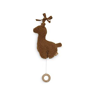 Jollein Music Box Lama Teddy Plush Caramello (20 x 14 cm) Jollein Music Box Lama Teddy Plush Caramello (20 x 14 cm)