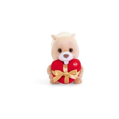 Trudi no Scoiattolo Cuore Peluche regalo per San Valentino, Animali di peluche 7,5x11x16,5 cm taglia XS ni modello Trudi no Scoiattolo Cuore Peluche regalo per San Valentino, Animali di peluche 7,5x11x16,5 cm taglia XS ni modello
